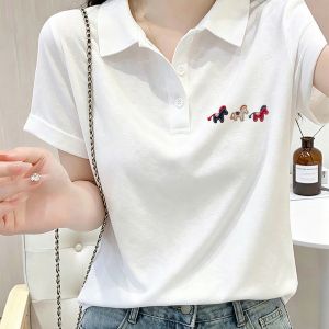 V.C.I | Women Summer Youthful High Quality Cotton T-Shirt White