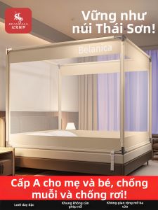 JIFANPAUL | Màn Chắn Giường Bảo Vệ Bé Cho Phòng Ngủ Không Cần Lắp Đặt