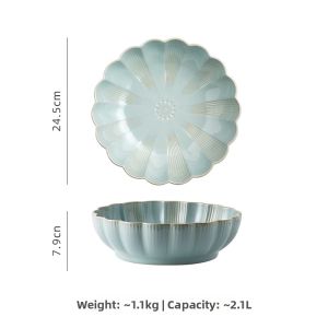 Ceramic Serving Bowl for Hotpot and Soup