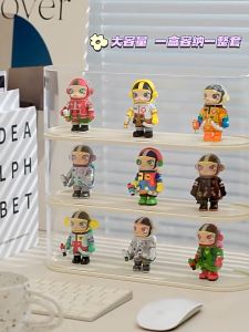 กล่องเก็บโมเดล กล่องอะคริลิคใส กล่องโชว์โมเดล กล่องใส่โมเดลซ้อนได้ ชั้นวางโมเดล ขอบโค้งมน กล่องฟิกเกอร์ สวยงาม