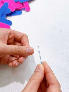 FH-K186 Alat Kikir Kuku 2 Sisi Nail Buffer Mini Portable Kikir Kuku Kayu / Amplas Kuku Dua Sisi Nail