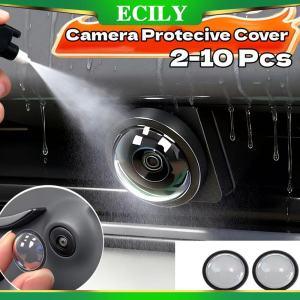 ECILY 2/10PCS Universal Car Camera Lens Protector Front and Rear View Backup Camera Cover 360° Camera Protection Anti Scratch Waterproof Dustproof Protection Accessories