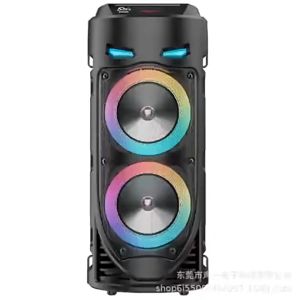 8X2W Portable Outdoor Bluetooth Speaker K Song Soundbox U Card Disk Audio Tws Wireless Bass Column Hifi Stereo Subwoofer