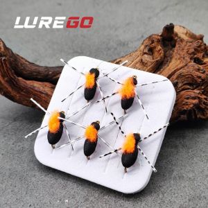 5PCS  Topwater Foam Beetle Fly - High Buoyancy Dry Fly Realistic Insect Lure for Trout in Streams