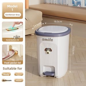 MEIZHUFU | Luxury Large Capacity Pedal Bin For Home