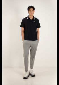 Skechers Men Walking Performance Polo Tee - SP325M285-0018  Lelaki