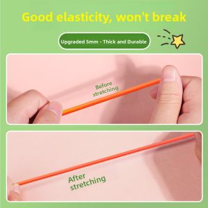 MONLEYTA | Vintage Durable Rubber Rope Jump Rope For Primary School Students And Kindergarten Childrens Play Equipment Old Style Jump Rope