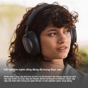 Tai Nghe Chụp Tai Bowers&Wilkins Px7 S2 - Khử Tiếng Ồn Tiên Tiến Mỏng Nhẹ Sạc Nhanh 15 Phút