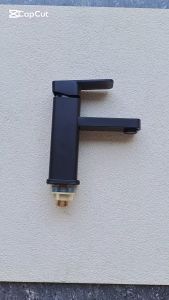 [ FERRUM ] Kran Wastafel Keran Cuci Tangan Stainless Kotak Minimalis Hitam Anti Karat BL-760