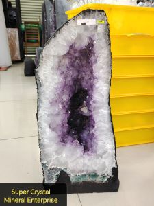 Natural Brazil High Grade Amethyst Crystal Cave Ornament AA06