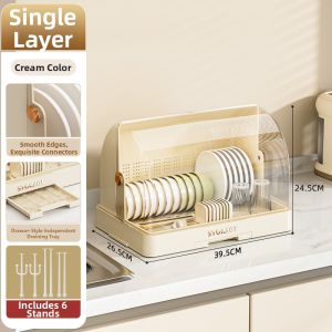 JILI | Double Layer Dishes Organizer Rack