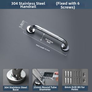YUESHIYI | Non-slip Bathroom Handrail 304 Stainless Steel