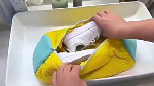 AKIRO HOME Malaysia Shoe Easy Washing Bag Washing Machine Microfiber Sneaker Wash Bag Anti Deformation Laundry Bag Beg Basuh Kasut 鞋子洗衣袋