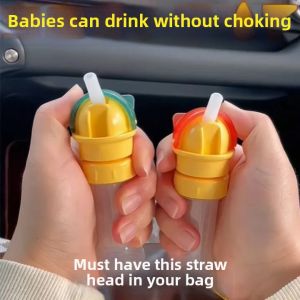Anti Choking Childrens Water Bottle Straw Cap