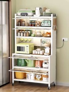 Lemari-Dapur-Minimalis-Rak-Dapur-Rak-Dapur-Lemari-Dapur-Dengan-Pintu--Serbaguna-Rak-Penyimpanan-Dapur