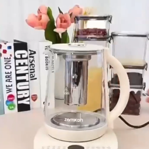 Home Wellness Kettle Multi-Function Automatic Flower Tea Brewer Insulated Thick Glass Heat-Resistant ...