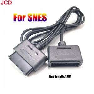 JCD 1pcs 1.8m Game Controller Extension Cable Data Cord For SNES Controller Extension Cable For Super SNES Controller