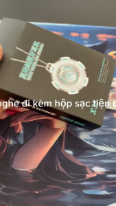 Tai nghe bluetooth 5.4 nhét tai X35 âm thanh lớn kèm hộp sạc và dây đeo