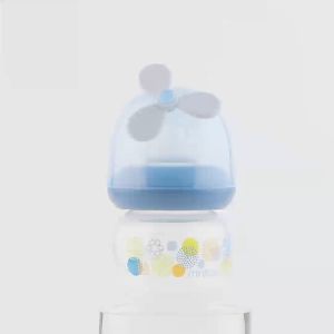 ขวดนมเด็กขนาดเล็ก 60 มล. 0-6 เดือนขวดนมทารกแรกเกิด Windmill รูปร่าง PP มาตรฐานขวดนมสีฟ้า / ผง / ม่วง / เขียว