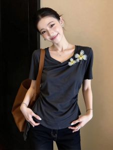 AIYITI | Butterfly Off-Shoulder Plus Size Slimming T-Shirt
