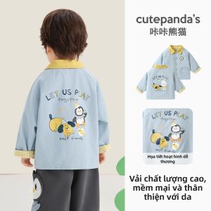 CUTEPANDAS | Áo Khoác Vintage Dễ Thương Cho Mùa Thu