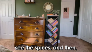 Bookshelves Bookcase Floor Standing Tree Bookcase Wooden Book Storage Organiser Tiered Storage Shelf For Living Room Bedroom