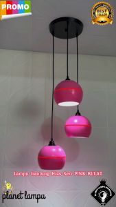 Lampu Gantung Hias Minimalis 3 in 1: Desain Modern & Fungsional