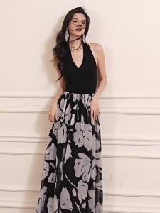 Elegant Resort Style Design Long Dress