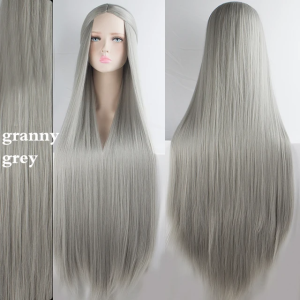 Synthetic 40 inch super long straight hair wig anime character wig cosplay costume wig women daily party Christmas gift