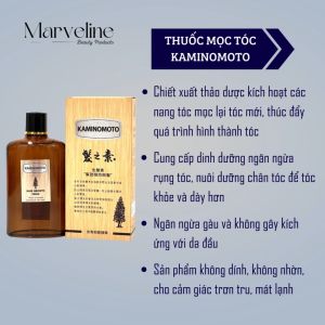 Tinh chất hỗ trợ tóc mọc Kaminomoto Hair Growth Tonic hàng Nhật Bản chính hãng