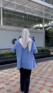 ZAHRA DENIM SHIRT ZR SNOW ACID / DENIM SHIRT VIRAL ZR TERBARU / OUTER JEANS ZR 2873