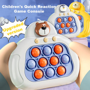 Kids Electronic Puzzle Pop It Quick Push Game Console Fidget Toy