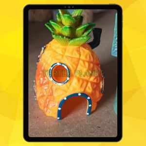 Spongebob Squarepants Aquarium Ornament Decoration Pineapple House Krusty Crab Squidward Island House Fish Tank Mini Size