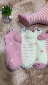 (10คู่ ถุงเท้า KT ถุงเท้าสั้น 10คู่ พร้อมส่ง ราคาส่ง KT 100 บาท)