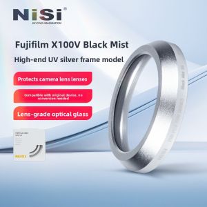 Nisi | Black & Soft Polarizing Neutral Density Graduated Square Filter Kit for Fujifilm X100V F T S Mirrorless Camera