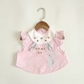 Baby Pure Cotton Waterproof Apron Sleeveless Feeding Smock Girl Boy Child Anti-Clothing Dinner Coat Autumn Winter Infant Garment. 