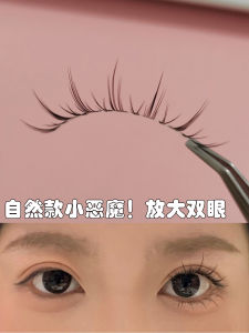 Natural Bare Makeup Realistic One-Piece Whole Eyelash Strip for Women