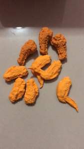 ยางลบไก่ KFCจําลอง รูปไก่ทอด กล่องนึงมี 9 ชิ้น