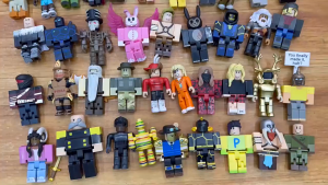 6pcs Roblox Game Figures Sets Robot Boys Girls Gifts Toys Cake Topper Collectibles Christmas Gift