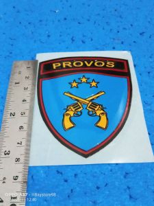 Stiker Provos Logo Timbul 3D 8X7 Kilap Tempel Bay Store 98