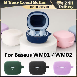 High Quality TPU Protective Case for Baseus Encok WM01 Bowie WM02 Cover Macaron Candy Color Soft Earphone Box Cases