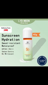 LYDIMOON Moisturizing Sunscreen Lotion SPF50 PA Waterproof Long-lasting Facial and Body Skin Care Lotion