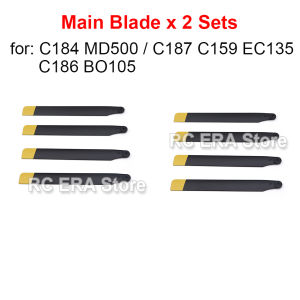 2 Sets RC ERA Main Rotor Blades for C032 UH1 Huey C138 Pro Bell206 C184 MD500 C186 C187 C189 C190 RC Helicopter Original Parts