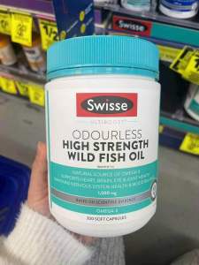 Swisse Ultiboost Odourless High Strength Wild Fish Oil 1500mg
