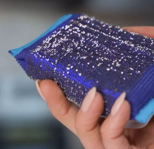 (SG Seller) ★ Scrub Daddy Scour Daddy Steel ★ Heavy Duty Scouring Pad Scourer ArmorTec Scrubbing Cleaning Washing Kitchen Household Stainless Fibers Stain Grease Iron Grill