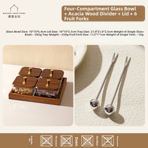 MODERN SWEETHOME | Compartmented Multi-use Snack Storage Tray