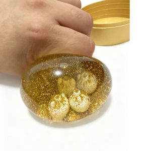 New Glitter Dumpling Colorful Simulation Steamed Bun Decompression Toy for Anxiety Squishes Stress Balls 2026 Viral Fidget Toy