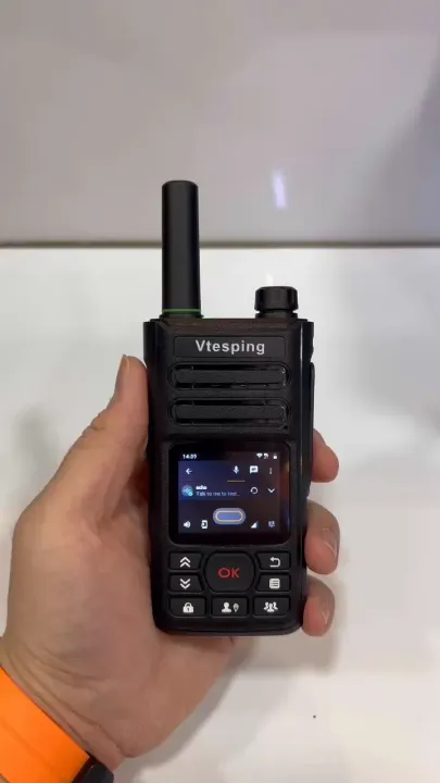 VTESPING B7 4G/WIFI ZELLO WCDMA Android Walkie Talkie **( TIDAK ADA TOUCH SCREEN )**