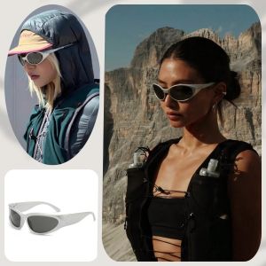 2/3pcs Fashionable Men and Women Sunglasses High-end Y2K Square Bicycle Glasses Resistant Sunglasses Outdoor Hiking UV400