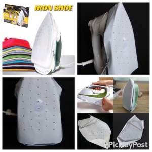 IRON SHOE แผ่นเตารีดผ้าเรียบ กันผ้าเหลือง แผ่นรองเตารีด แผ่นรองรีด แผ่นรองเตารีดผ้า เตารีด